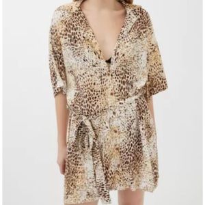 Motel leopard dress size xs